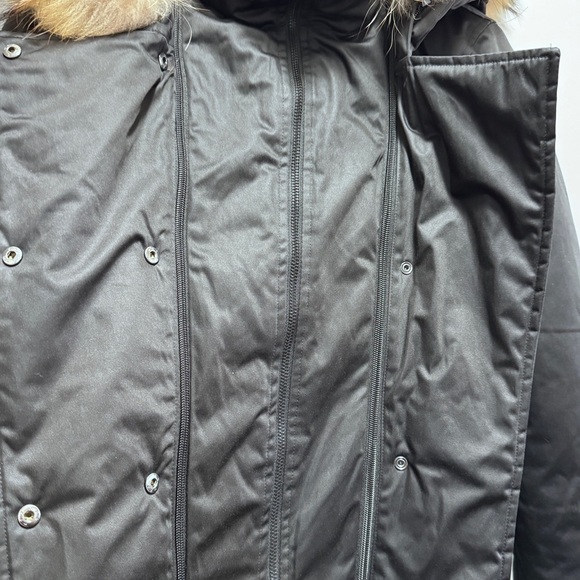 Soia & Kyo Yohann Down Insulated Bomber Black Real Fur Size Large - Picture 7 of 16